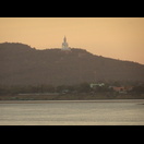 Eine Buddha-Statue auf der thailändischen Seite des Mekongs